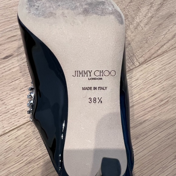 Jimmy Choo Bing 65 Black Patent Women's Heels - Picture 5 of 6